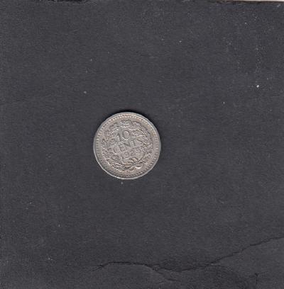 Beschrijving: 10 Cent WILHELMINA